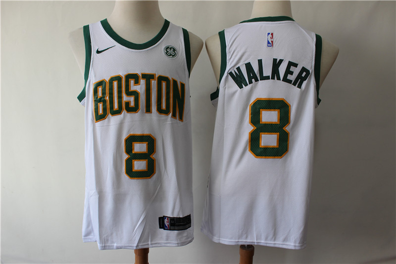 Men Boston Celtics #8 Walker white Game NBA Nike Jerseys